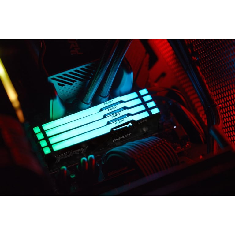 Модуль пам'яті для комп'ютера DDR5 32GB 5600 MHz Beast RGB XMP Kingston Fury (ex.HyperX) (KF556C40BBA-32) - фото 8