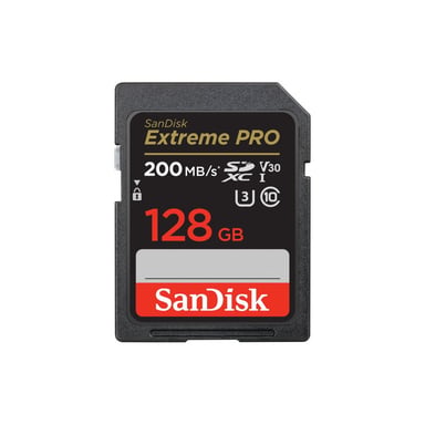 Карта пам%27яті SanDisk 128GB SD class 10 UHS-I U3 V30 Extreme (SDSDXXD-128G-GN4IN)