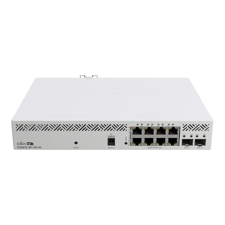 Комутатор мережевий Mikrotik CSS610-8P-2S+IN - фото 1