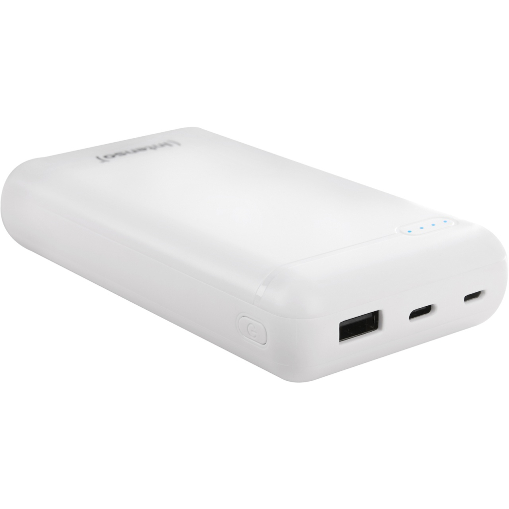 Батарея універсальна Intenso XS20000 20000mAh, USB Type-C USB-A, 5V, 3.1A, white (7313552) - фото 3 Батарея універсальна Intenso XS20000 20000mAh, USB Type-C USB-A, 5V, 3.1A, white (7313552) - фото 3