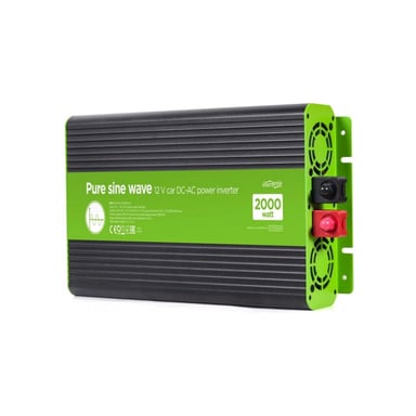 Автомобільний інвертор EnerGenie 12V/230V 2000W (4000W peak power) чиста синусоїда (EG-PWC-PS2000-01) - фото 1