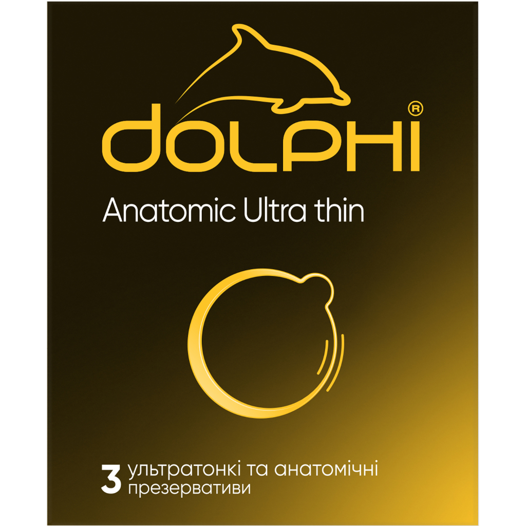 Презервативи Dolphi Anatomic Ultra Thin 3 шт. (4820144770531) Презервативи Dolphi Anatomic Ultra Thin 3 шт. (4820144770531)