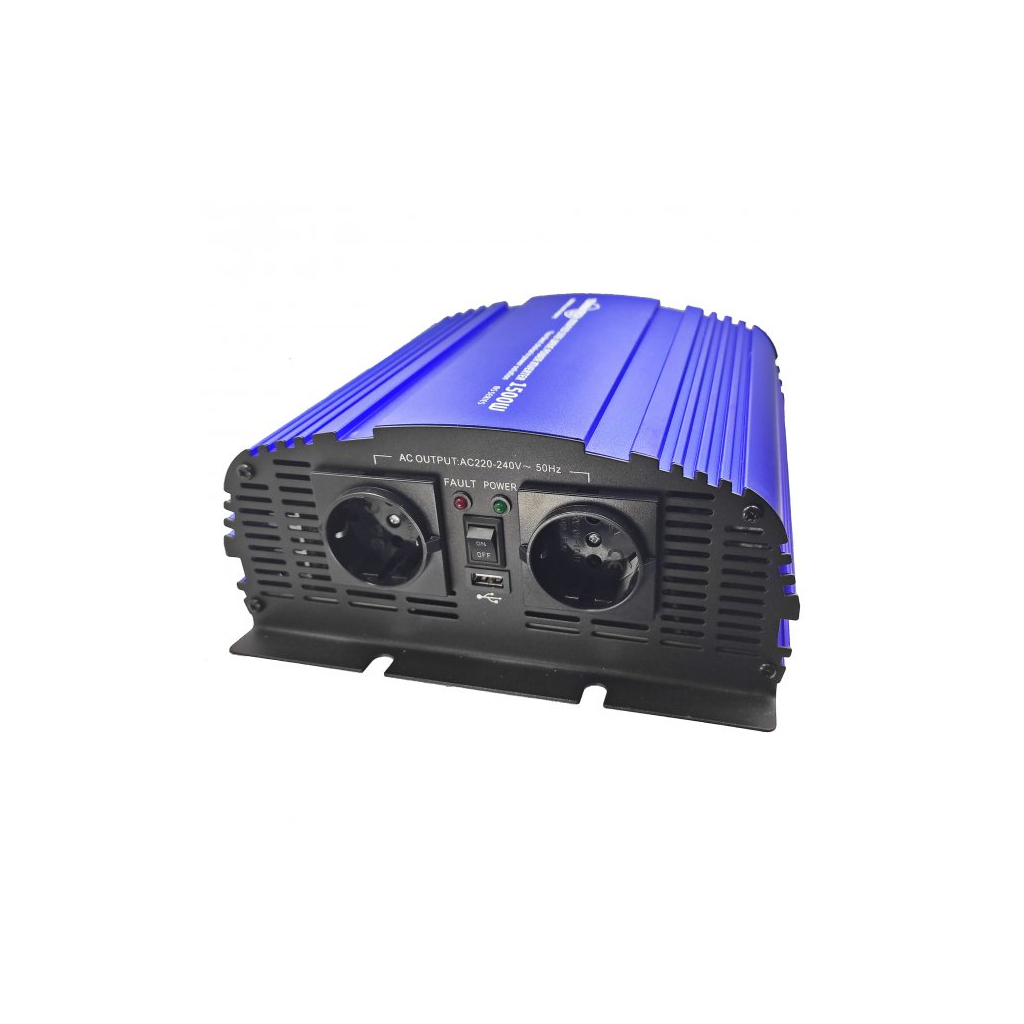 Автомобільний інвертор 12V/220V MS-1500 1800W, approximate sinusoid, USB, Shuko*2 Tommatech (29446) - фото 1