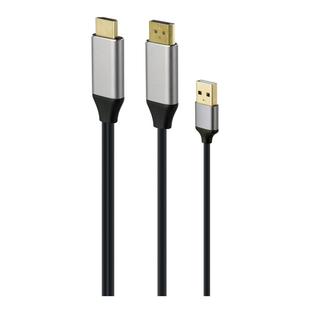 Перехідник Cablexpert HDMI to DisplayPort 4K 60Hz 2m (A-HDMIM-DPM-01) Перехідник Cablexpert HDMI to DisplayPort 4K 60Hz 2m (A-HDMIM-DPM-01)