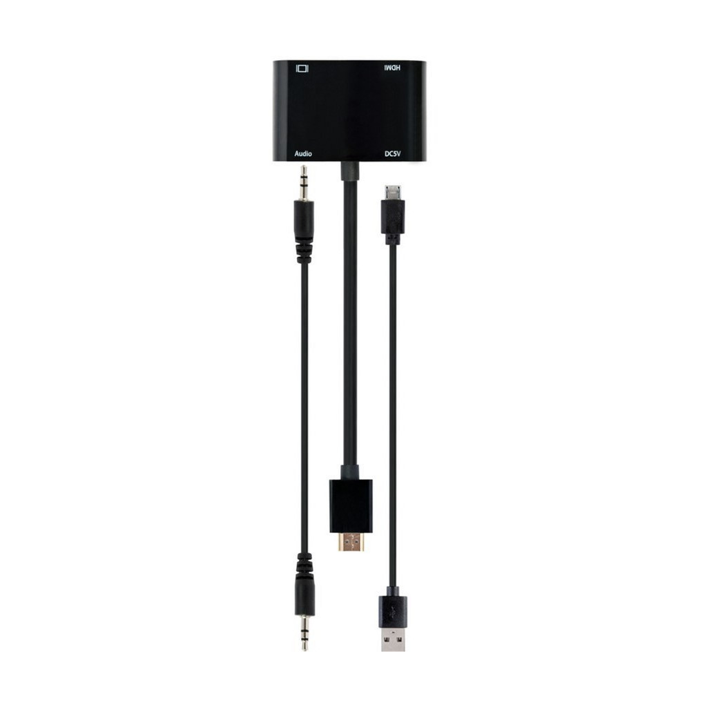 Перехідник Cablexpert HDMI to HDMI/VGA+audio 3.5mm (A-HDMIM-HDMIFVGAF-01) - фото 3 Перехідник Cablexpert HDMI to HDMI/VGA+audio 3.5mm (A-HDMIM-HDMIFVGAF-01) - фото 3