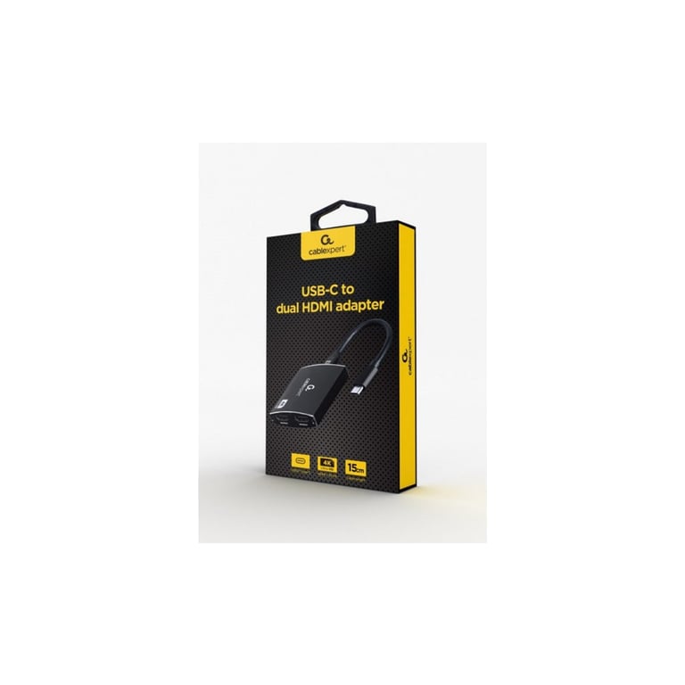 Концентратор Cablexpert USB-C to 2 HDMI (2 ind. screens)/PD/Аudio 3.5mm (A-CM-HDMIF2-01) - фото 2