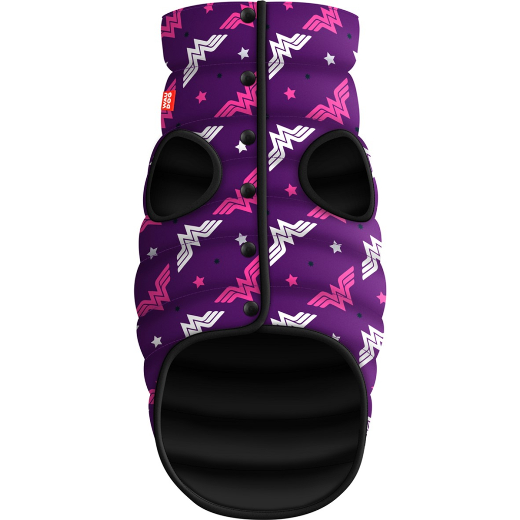 Курточка для тварин WAUDOG Clothes "Диво-жінка фіолет" M 45 (0945-4008) - фото 1 Курточка для тварин WAUDOG Clothes "Диво-жінка фіолет" M 45 (0945-4008) - фото 1