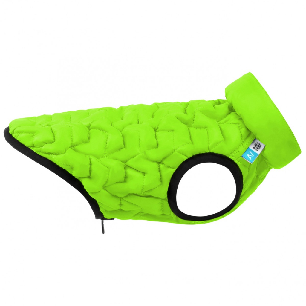 Курточка для тварин Collar AiryVest UNI двостороння M 48 салатово-чорна (2560) - фото 7 Курточка для тварин Collar AiryVest UNI двостороння M 48 салатово-чорна (2560) - фото 7