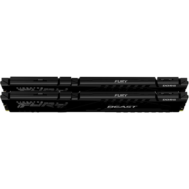 Модуль пам'яті для комп'ютера DDR5 64GB (2x32GB) 5600 MHz FURY Beast Black Kingston Fury (ex.HyperX) (KF556C40BBK2-64) - фото 3