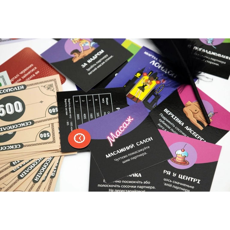 Настільна гра 18+ Fun Games Shop Сексополія (українською, FGS) (FGS46) - фото 4