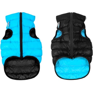 Курточка для тварин Airy Vest двостороння M 47 чорно-блакитна (1893) - фото 1
