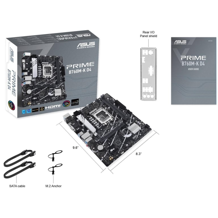 Материнська плата ASUS PRIME B760M-K D4 - фото 4