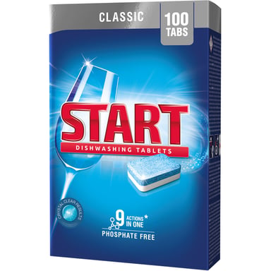 Таблетки для посудомийних машин Start Classic 100 шт. (4820207100053) - фото 1