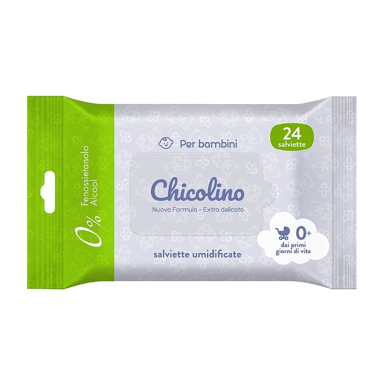 Дитячі вологі серветки Chicolino 24 шт (4823098410713) - фото 1
