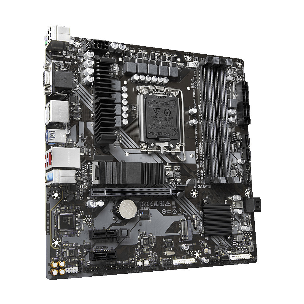 Материнська плата GIGABYTE B760M DS3H DDR4 - фото 3 Материнська плата GIGABYTE B760M DS3H DDR4 - фото 3