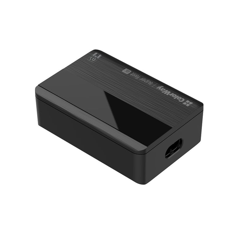 Зарядний пристрій ColorWay Power Delivery (2USB-A + 2USB TYPE-C) (65W) black (CW-CHS040PD-BK) - фото 3