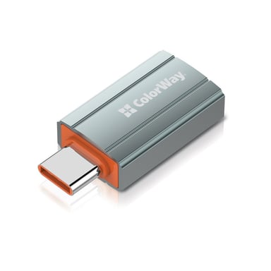 Перехідник USB-A toUSB-C ColorWay (CW-AD-AC) - фото 1