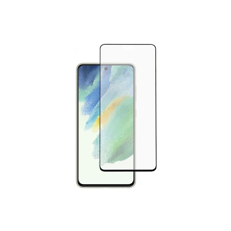 Скло захисне Dengos Full Glue Samsung Galaxy S21 FE black frame (TGFG-252) - фото 2