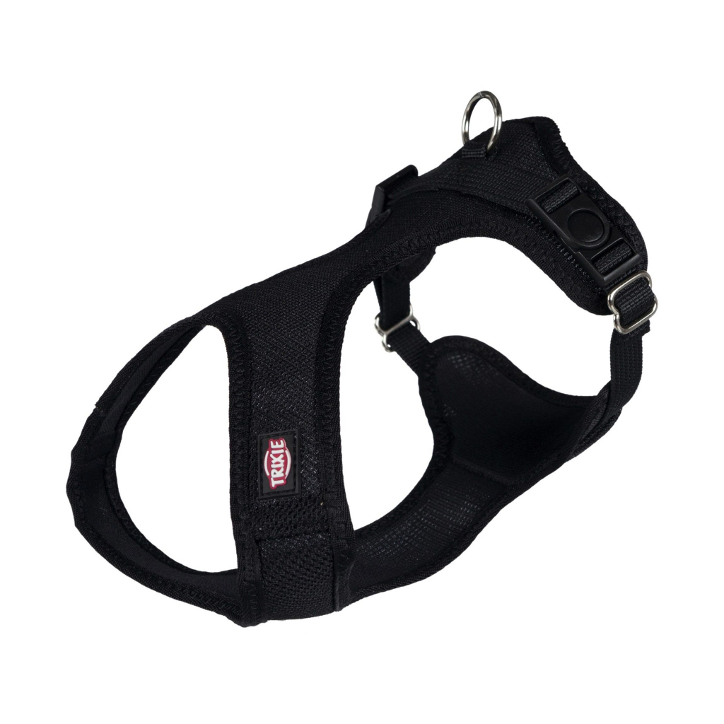 Шлея для собак Trixie Soft м'яка XS-S 30-45 см/15 мм чорна (4047974162613) - фото 1