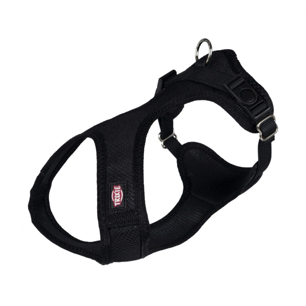 Шлея для собак Trixie Soft м'яка XXS-XS 25-35 см/15 мм чорна (4047974162415) - фото 1 Шлея для собак Trixie Soft м'яка XXS-XS 25-35 см/15 мм чорна (4047974162415) - фото 1