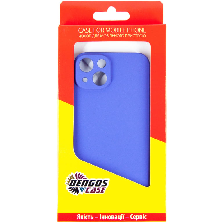 Чохол до мобільного телефона Dengos Carbon iPhone 14 purple (DG-TPU-CRBN-157) - фото 4