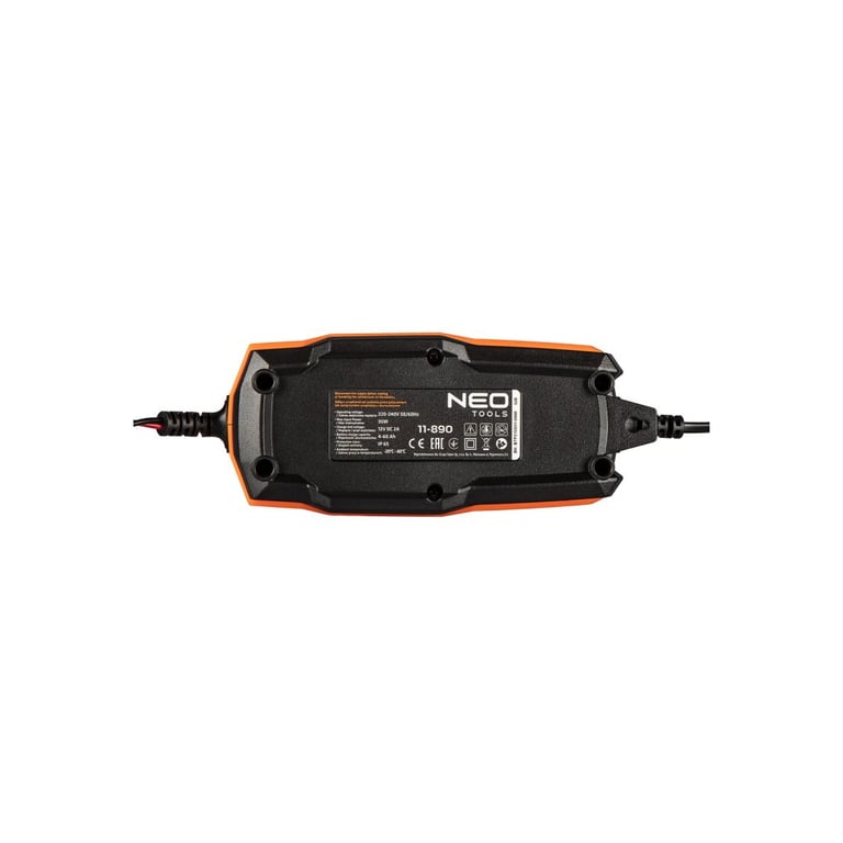 Зарядний пристрій для автомобільного акумулятора Neo Tools 2А/35Вт, 4-60Ач, для кислотних/AGM/GEL (11-890) - фото 4