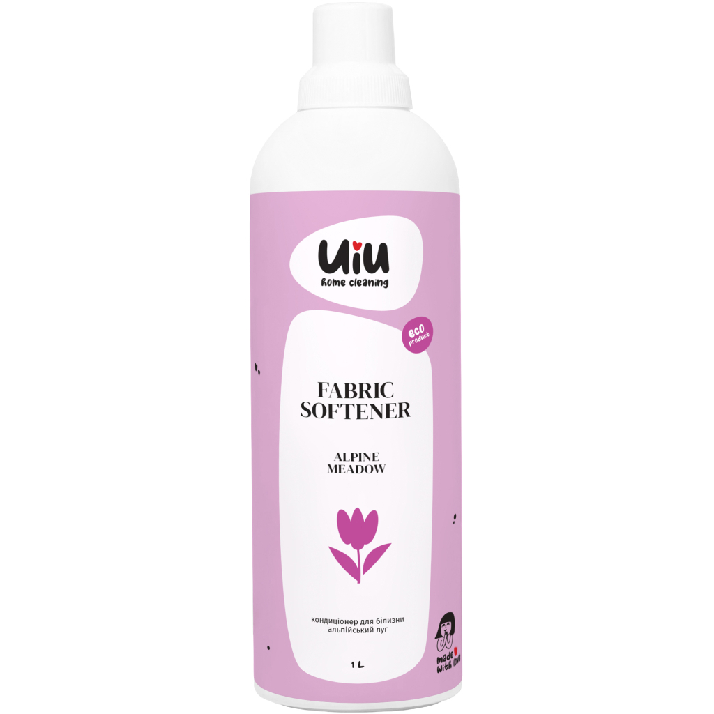 Кондиціонер для білизни UIU Екологічний концентрований Альпійський луг 1 л (4820152332998) Кондиціонер для білизни UIU Екологічний концентрований Альпійський луг 1 л (4820152332998)