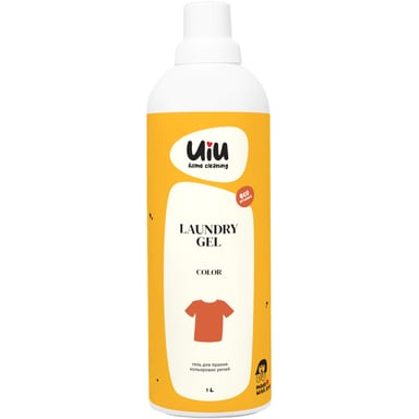 Гель для прання UIU Color для кольорових речей 1 л (4820152332950) - фото 1