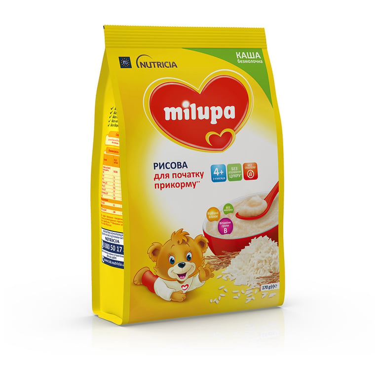 Дитяча каша Milupa Рисова безмолочна 170 г (5900852930058) - фото 6