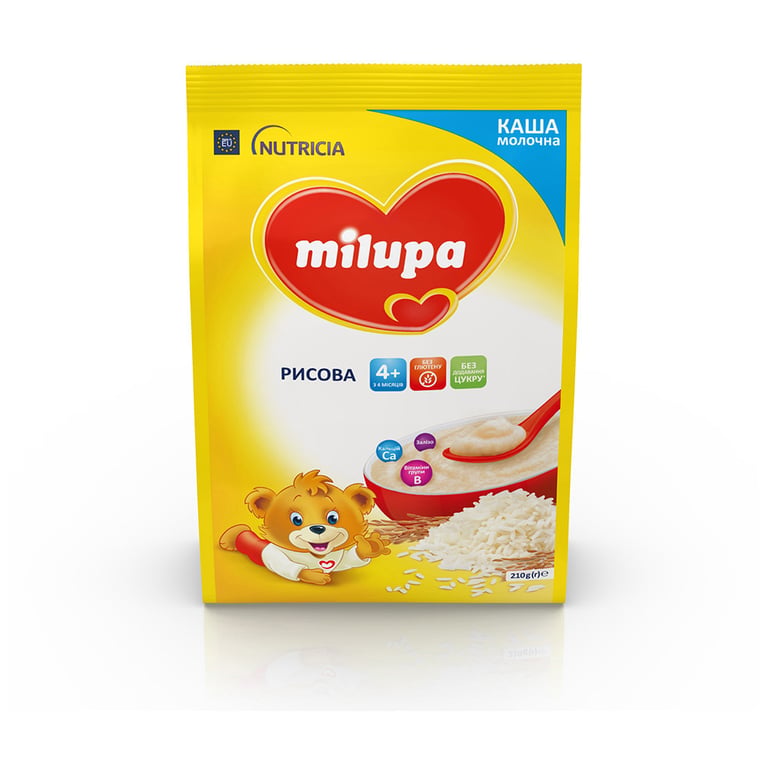 Дитяча каша Milupa Рисова молочна 210г (5900852931178) - фото 9