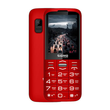 Мобільний телефон Sigma Comfort 50 Grace Type-C Red (4827798121825) - фото 1
