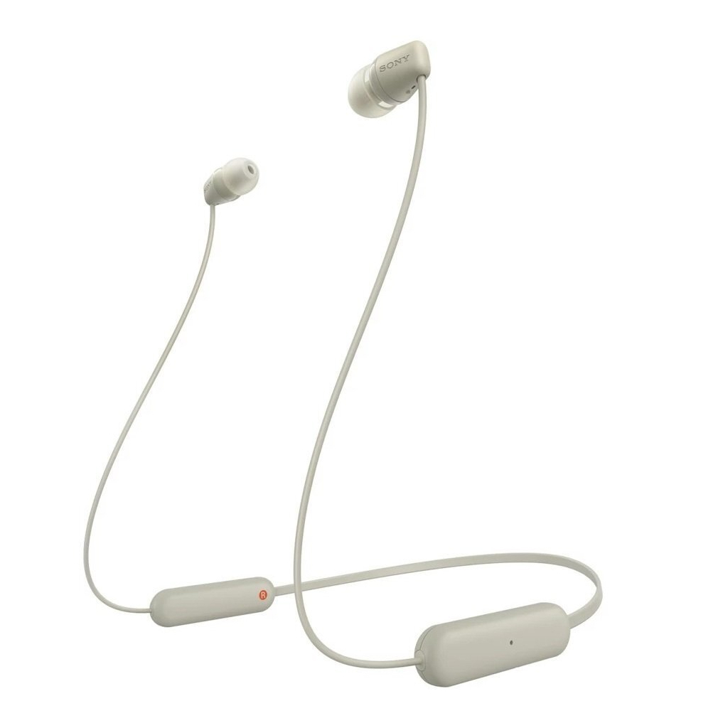 Навушники Sony WI-C100 Beige (WIC100C.CE7) Навушники Sony WI-C100 Beige (WIC100C.CE7)