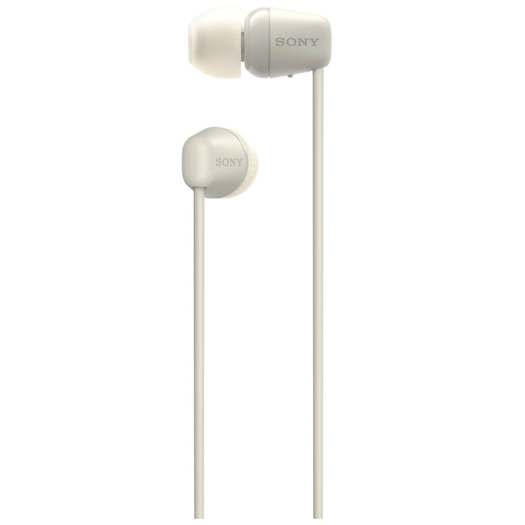 Навушники Sony WI-C100 Beige (WIC100C.CE7) - фото 2 Навушники Sony WI-C100 Beige (WIC100C.CE7) - фото 2