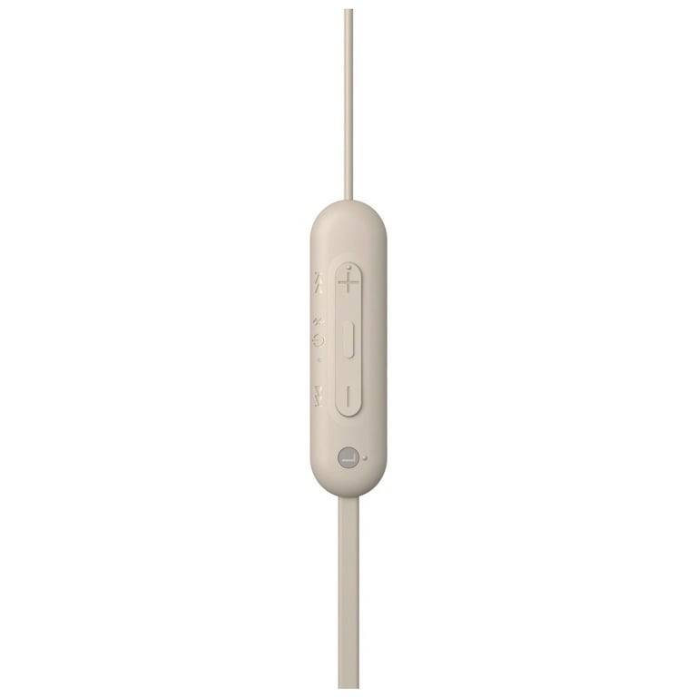Навушники Sony WI-C100 Beige (WIC100C.CE7) - фото 3