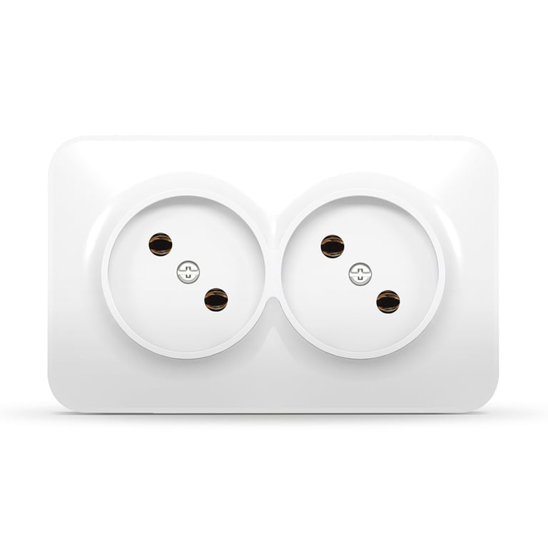 Розетка Videx BINERA IP20 зовнішня 2ая біла (VF-BNS22-W) - фото 2