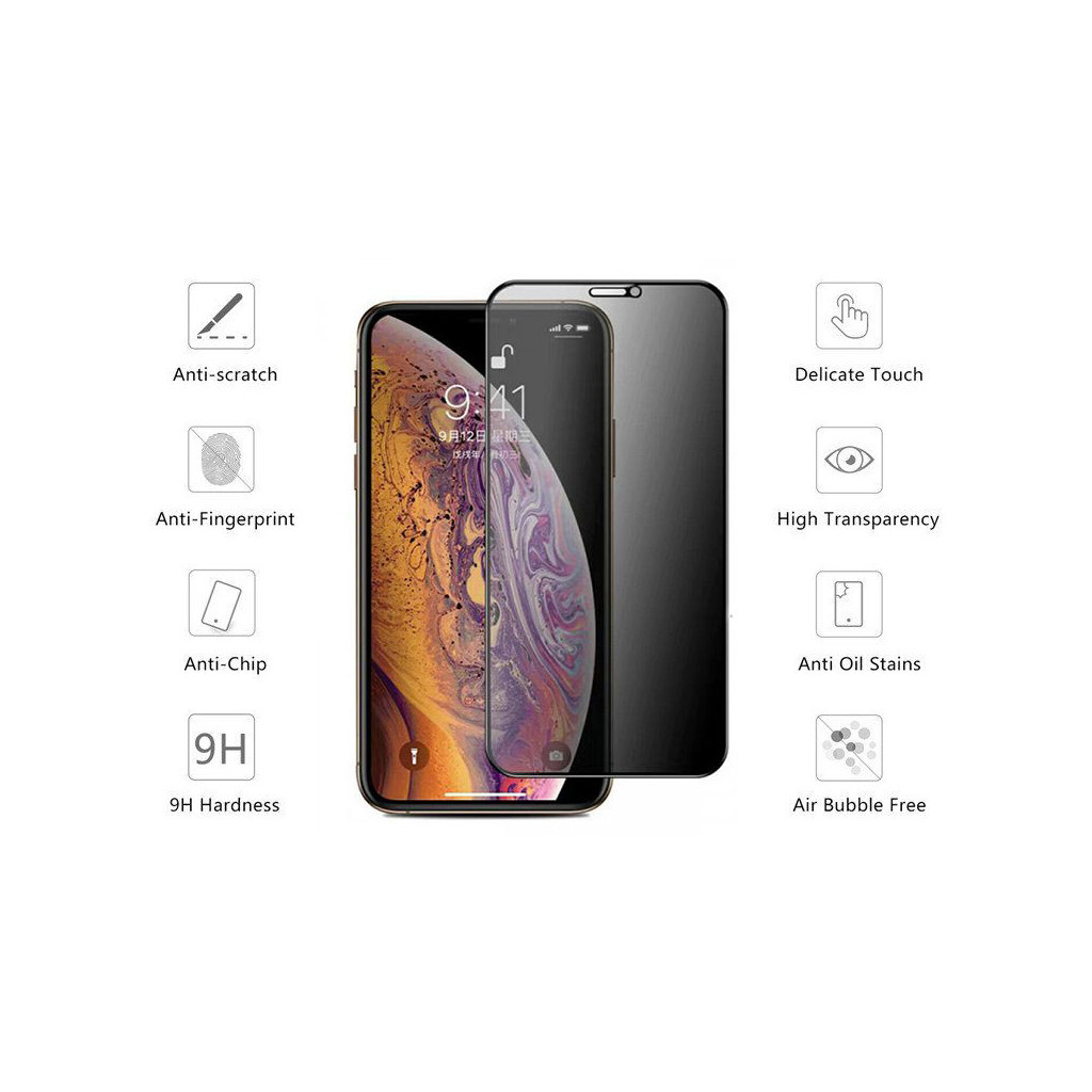 Скло захисне Drobak Anti Spy iPhone 11 Apple (464663) - фото 2 Скло захисне Drobak Anti Spy iPhone 11 Apple (464663) - фото 2