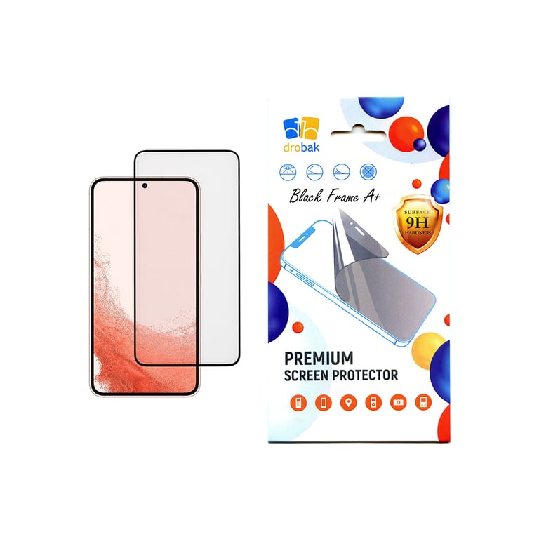 Скло захисне Drobak Xiaomi Redmi Note 11 Pro Black Frame A+ (616177) - фото 1