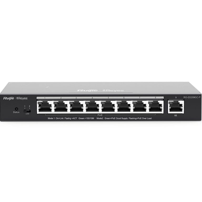 Комутатор мережевий Ruijie Networks RG-ES209GC-P - фото 1