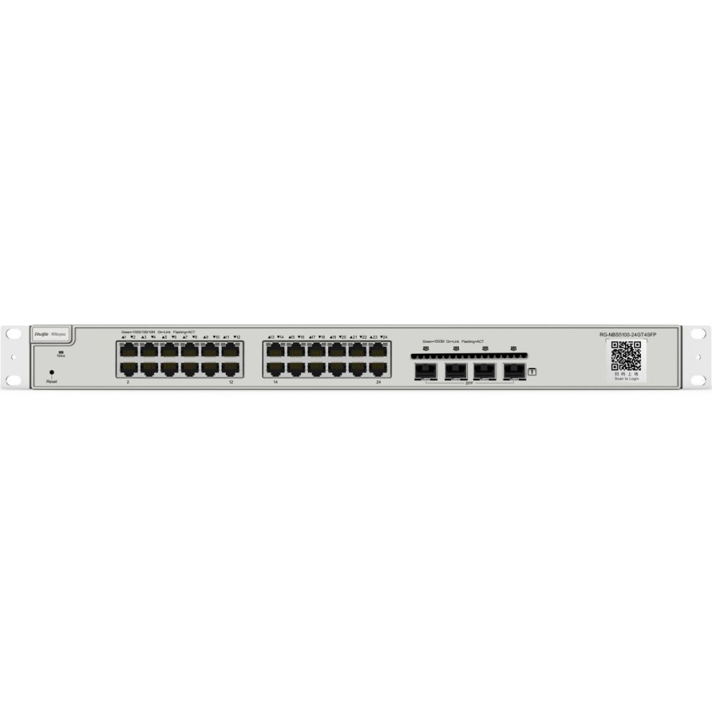 Комутатор мережевий Ruijie Networks RG-NBS5100-24GT4SFP - фото 1
