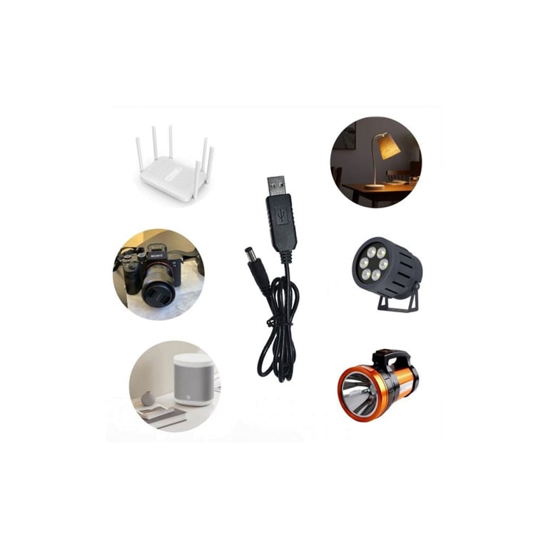Кабель живлення USB to DC 5.5x2.1mm 12V 0.8m Armorstandart (ARM65663) - фото 4