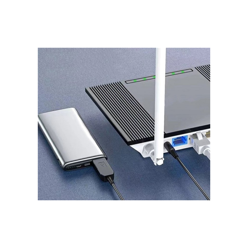 Кабель живлення USB to DC 5.5x2.1mm 12V 0.8m Armorstandart (ARM65663) - фото 5 Кабель живлення USB to DC 5.5x2.1mm 12V 0.8m Armorstandart (ARM65663) - фото 5