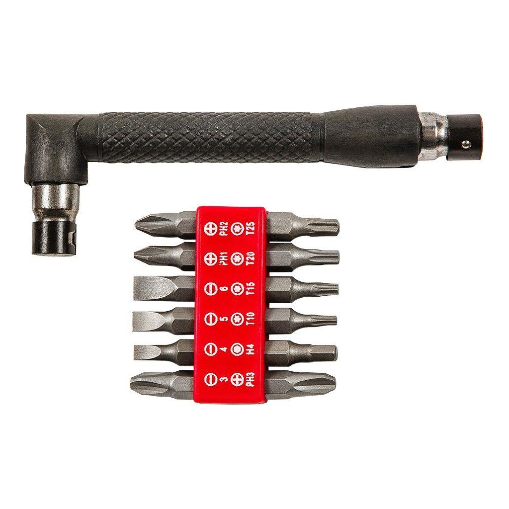 Набір біт Top Tools прецизійні, з тримачем, 13 шт (39D389) - фото 1 Набір біт Top Tools прецизійні, з тримачем, 13 шт (39D389) - фото 1