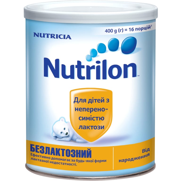 Дитяча суміш Nutrilon Безлактозний 400 г (8712400745291) - фото 1