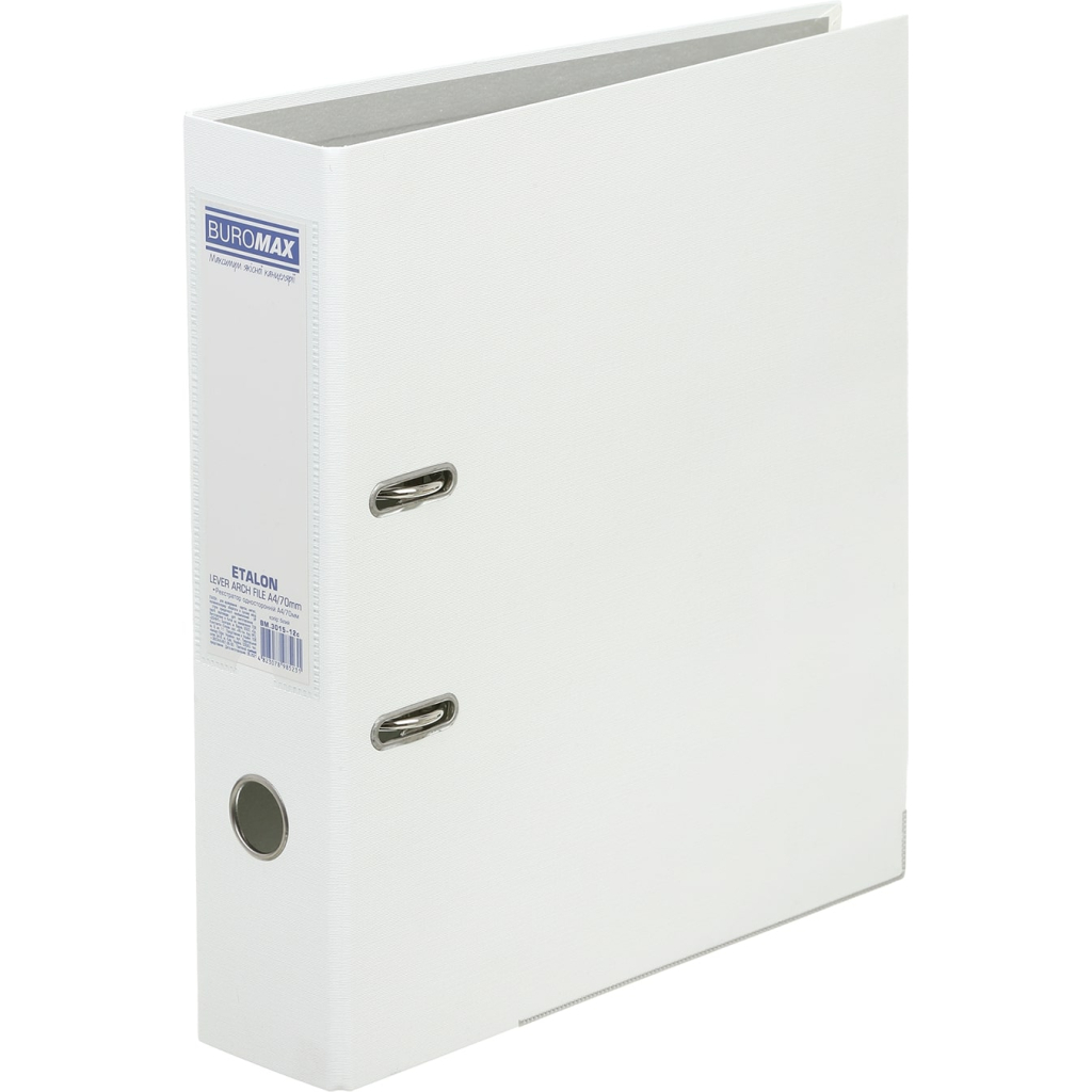 Папка - реєстратор Buromax Etalon A4 75 мм Біла (BM.3015-12c) - фото 1