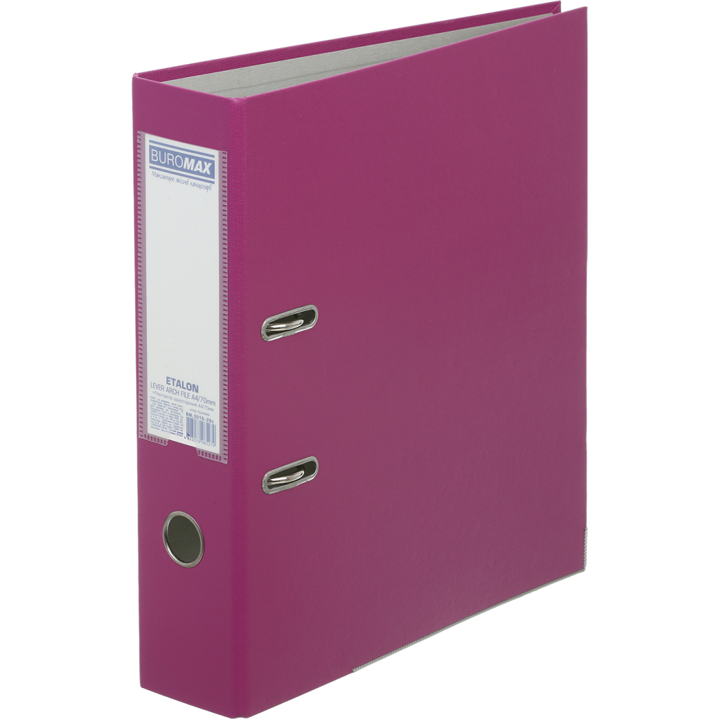 Папка - реєстратор Buromax Etalon A4 75 мм Бузкова (BM.3015-26c) - фото 1 Папка - реєстратор Buromax Etalon A4 75 мм Бузкова (BM.3015-26c) - фото 1