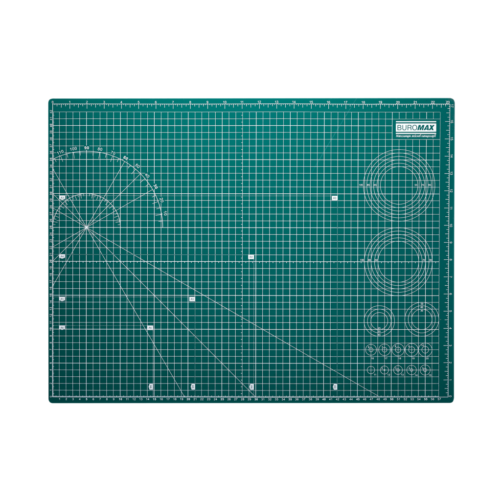 Самовідновлювальний килимок для різання Buromax А2 тришаровий (BM.6502) - фото 1 Самовідновлювальний килимок для різання Buromax А2 тришаровий (BM.6502) - фото 1