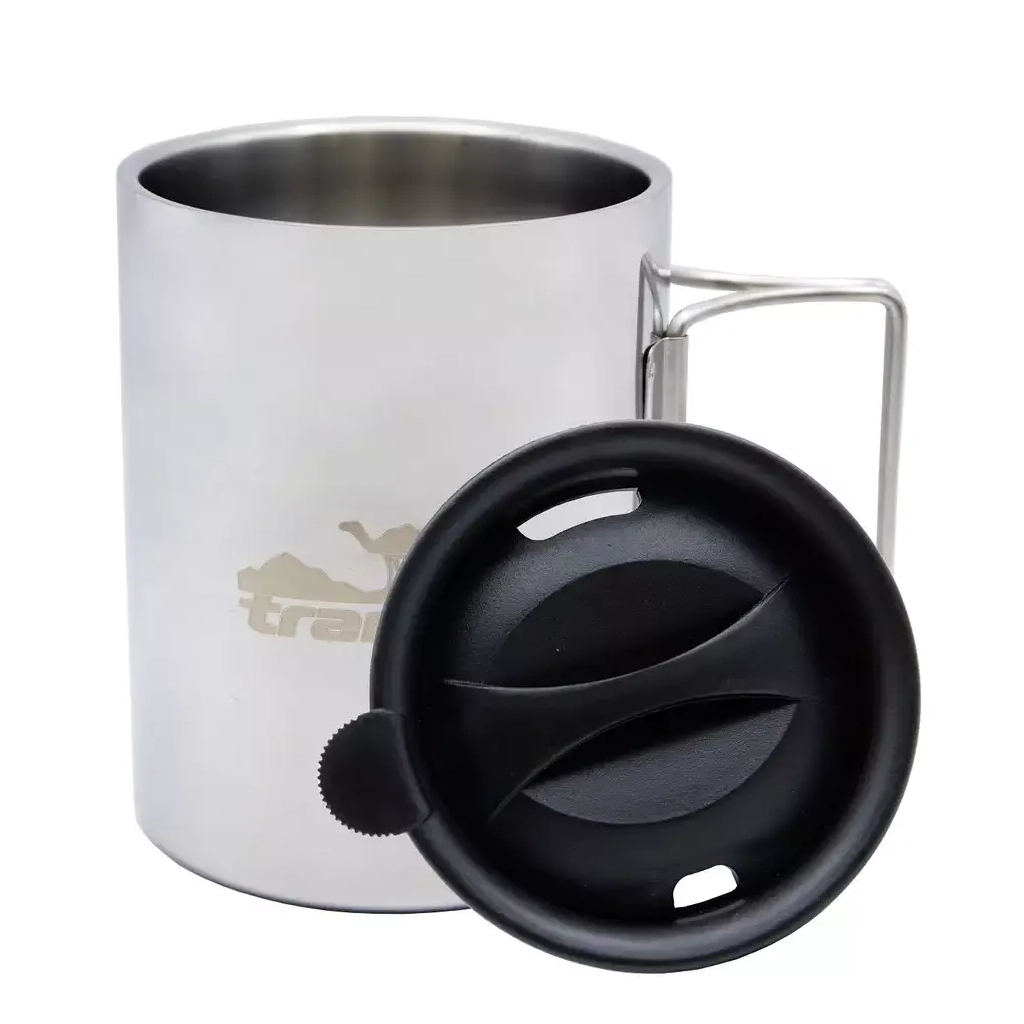 Чашка туристична Tramp зі складними ручками 500мл (UTRC-142-metal) - фото 2 Чашка туристична Tramp зі складними ручками 500мл (UTRC-142-metal) - фото 2