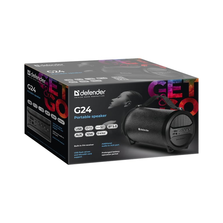Акустична система Defender G24 Black (65124) - фото 3
