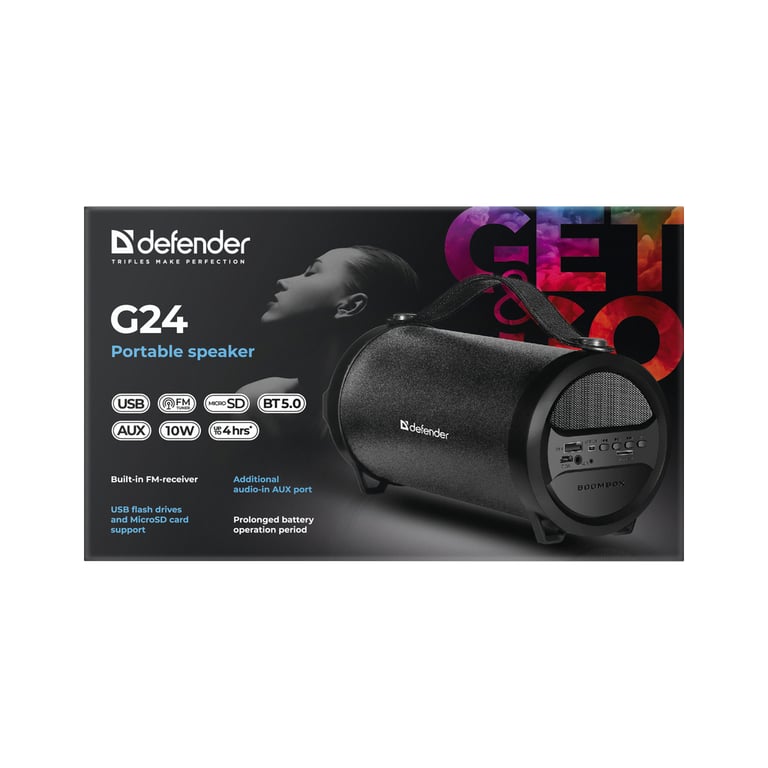 Акустична система Defender G24 Black (65124) - фото 4