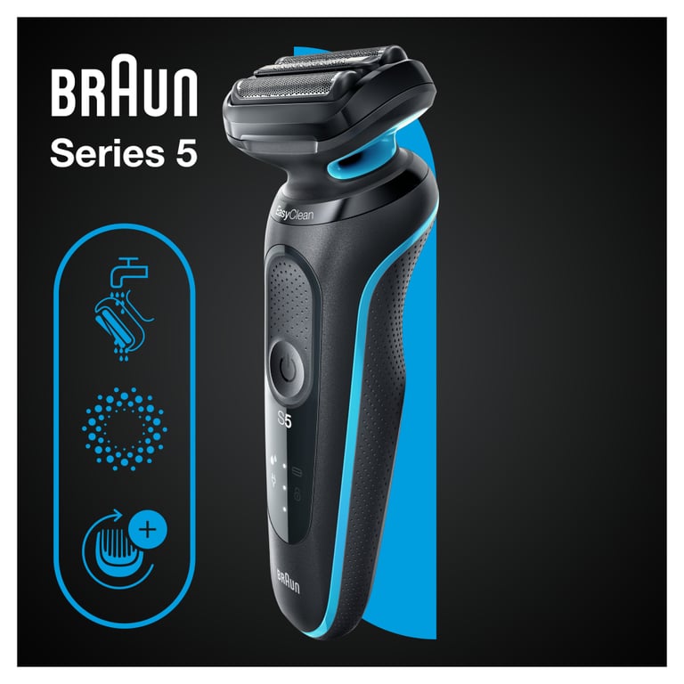 Електробритва Braun Series 5 51-M1000s BLACK / MINT - фото 3